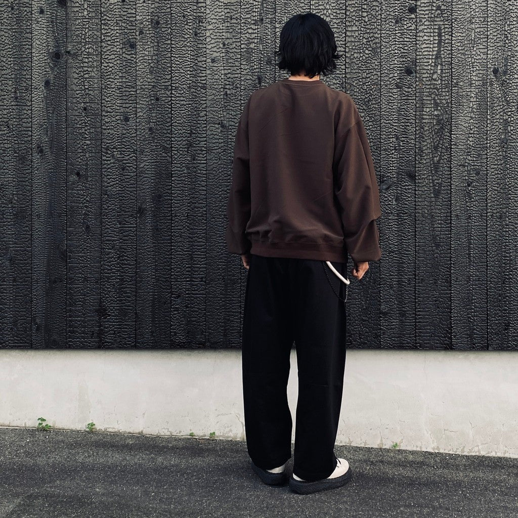 EVD3 Oversized Crewneck #Brown [GOOPI-26AW-SEP-03]