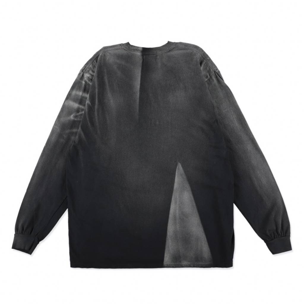 美國空軍鷹圖案長袖T卹（做舊款）#做舊黑色 [BW252-UAL]