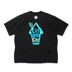 COTTON T-SHIRT_CITY HOUE #BLACK [CCC-261T007]