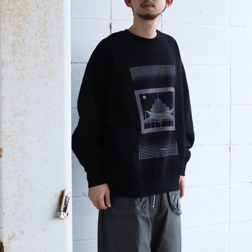 AS Cdisc2_1 CREW NECK #BLACK [CES29CS09]