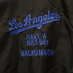 MLB | LA | REVERSIBLE VARSITY JACKET ( TYPE-2 ) #BLACK-BEIGE [MLB-WM-BL02]