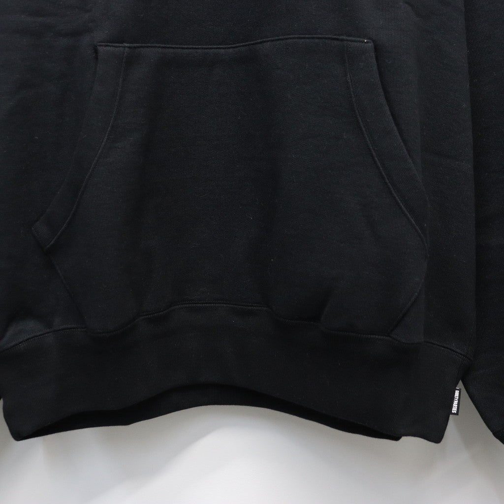 厚套頭連帽衛衣 #黑色 [25FWE-WMC-SS02]