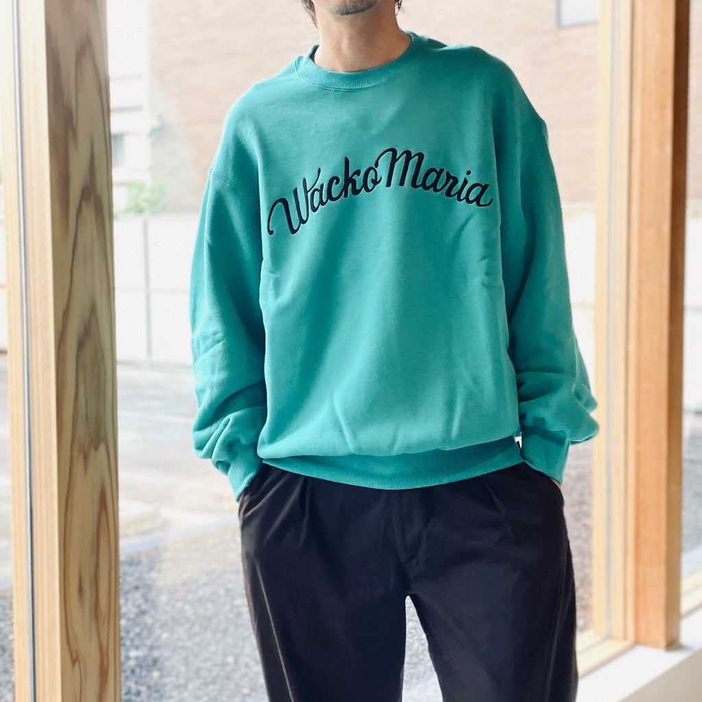 中等厚度圓領運動衫（1 型）#薄荷綠 [25FW-WMC-SS08]