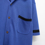 KNIT SHIRT ( TYPE-2 ) #BLUE [26SS-WMK-KN02]