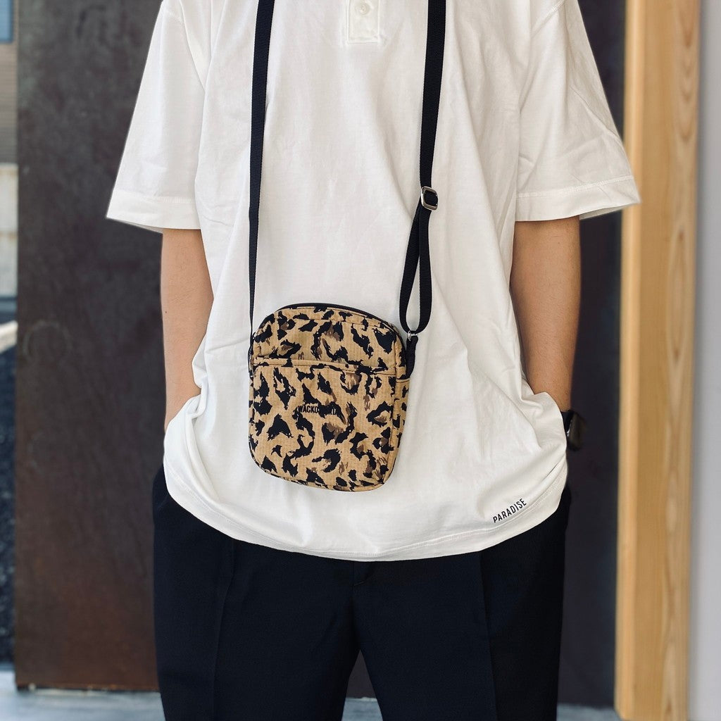 SPEAK EASY | LEOPARD SMALL SHOULDER BAG ( TYPE-2 ) #BEIGE [26SS-WMA-BG05]