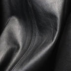 LEATHER SWING TOP #BLACK LEATHER [sn25f001]