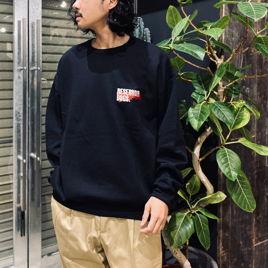 落水狗 | 圓領衛衣（1 型）#黑色 [RD-WM-SS14]