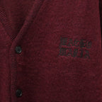 MOHAIR CARDIGAN #BURGUNDY [26FW-WMK-KN09]