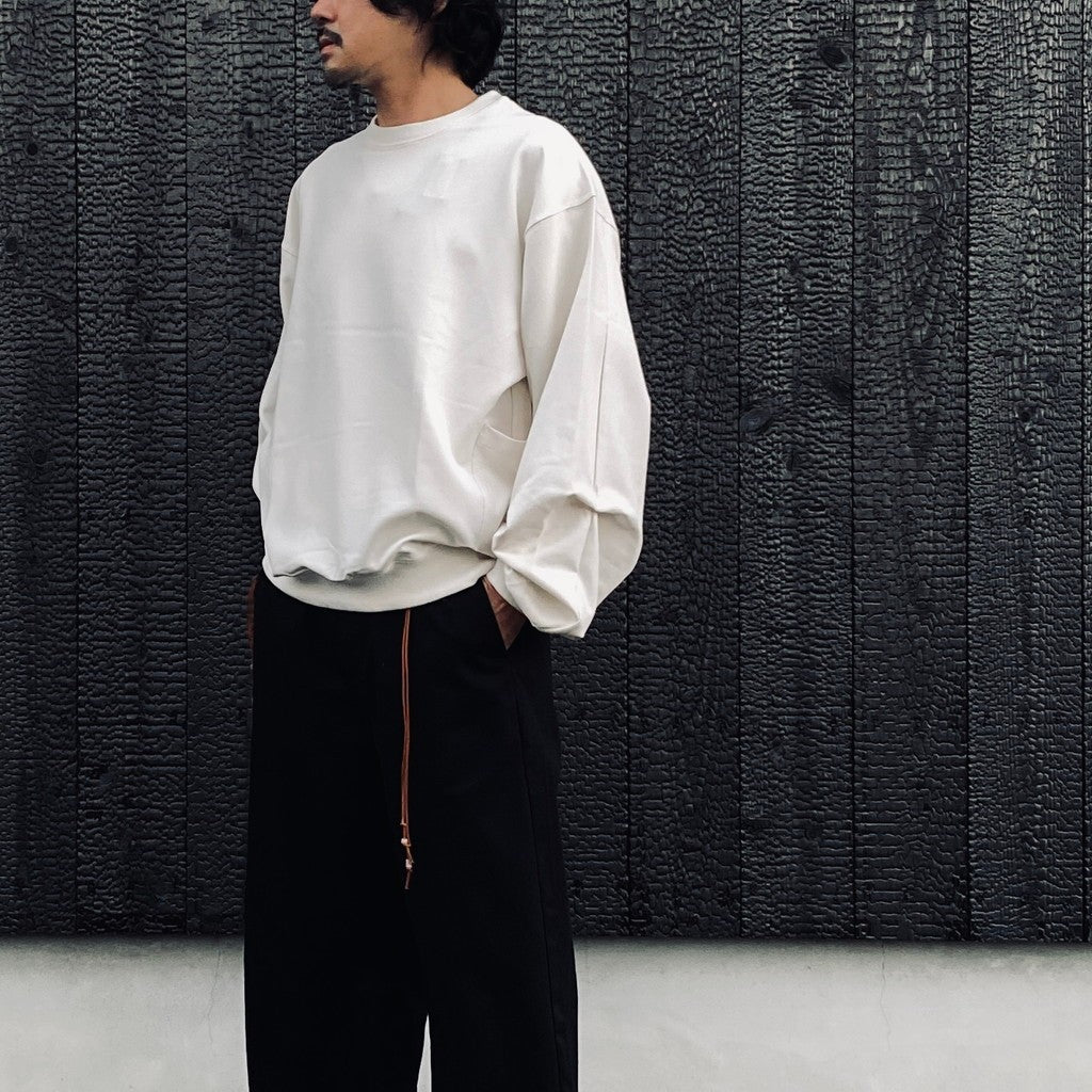 EVD3 Oversized Crewneck #Cream [GOOPI-26AW-SEP-03]