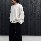 EVD3 Oversized Crewneck #Cream [GOOPI-26AW-SEP-03]