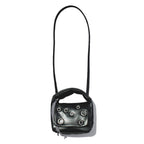 TECH LEATHER EYELET MINI POACH #BLACK [FEL34261B0006]