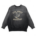 U.S. AIR FORCE EAGLE SWEATSHIRT AGED #AGED BLACK [BW252-UAES]