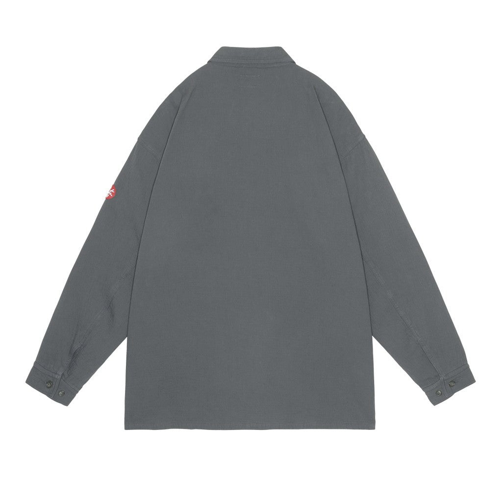 WELT POCKETS BIG SHIRT #CHARCOAL [CES28SH04]