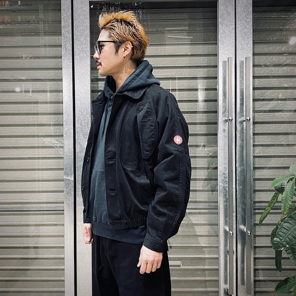 CUTTING BUTTON UP JACKET #BLACK [CES26JK16]