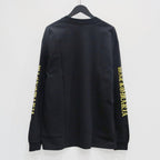 WASHED HEAVY WEIGHT CREW NECK LONG SLEEVE T-SHIRT ( TYPE-4 ) #BLACK [25SS-WMT-LT04]