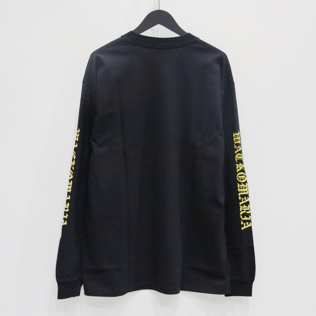 WASHED HEAVY WEIGHT CREW NECK LONG SLEEVE T-SHIRT ( TYPE-4 ) #BLACK [25SS-WMT-LT04]