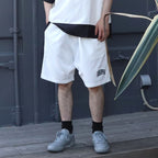COLLEGE DOBBY SHORTS #White [SU25-B05]