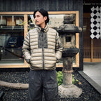 D.D. SHELL LENS DOWN JACKET #356 FALLEN ROCK [21CMOW022A-26FWM]