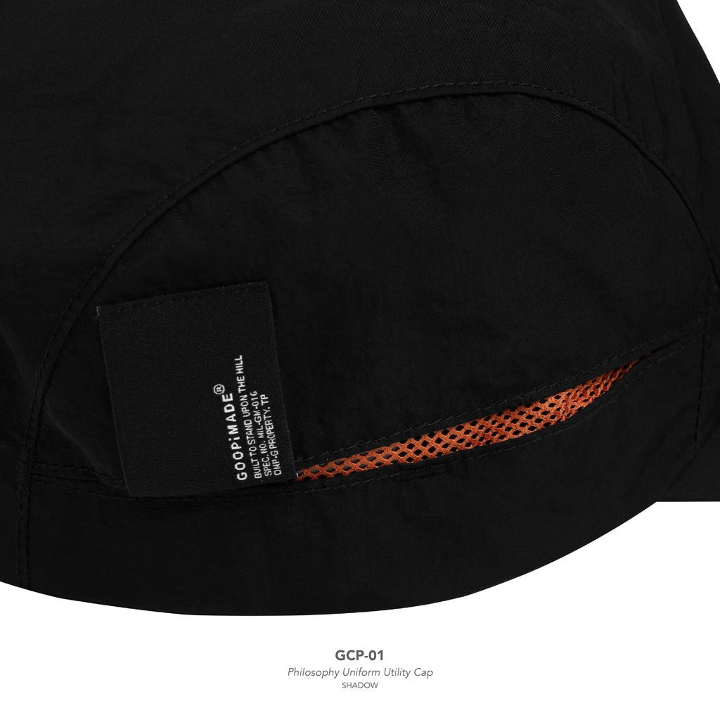 GCP-01 Philosophy Uniform Utility Cap #Shadow [GOOPI-26SS-MAY-05]