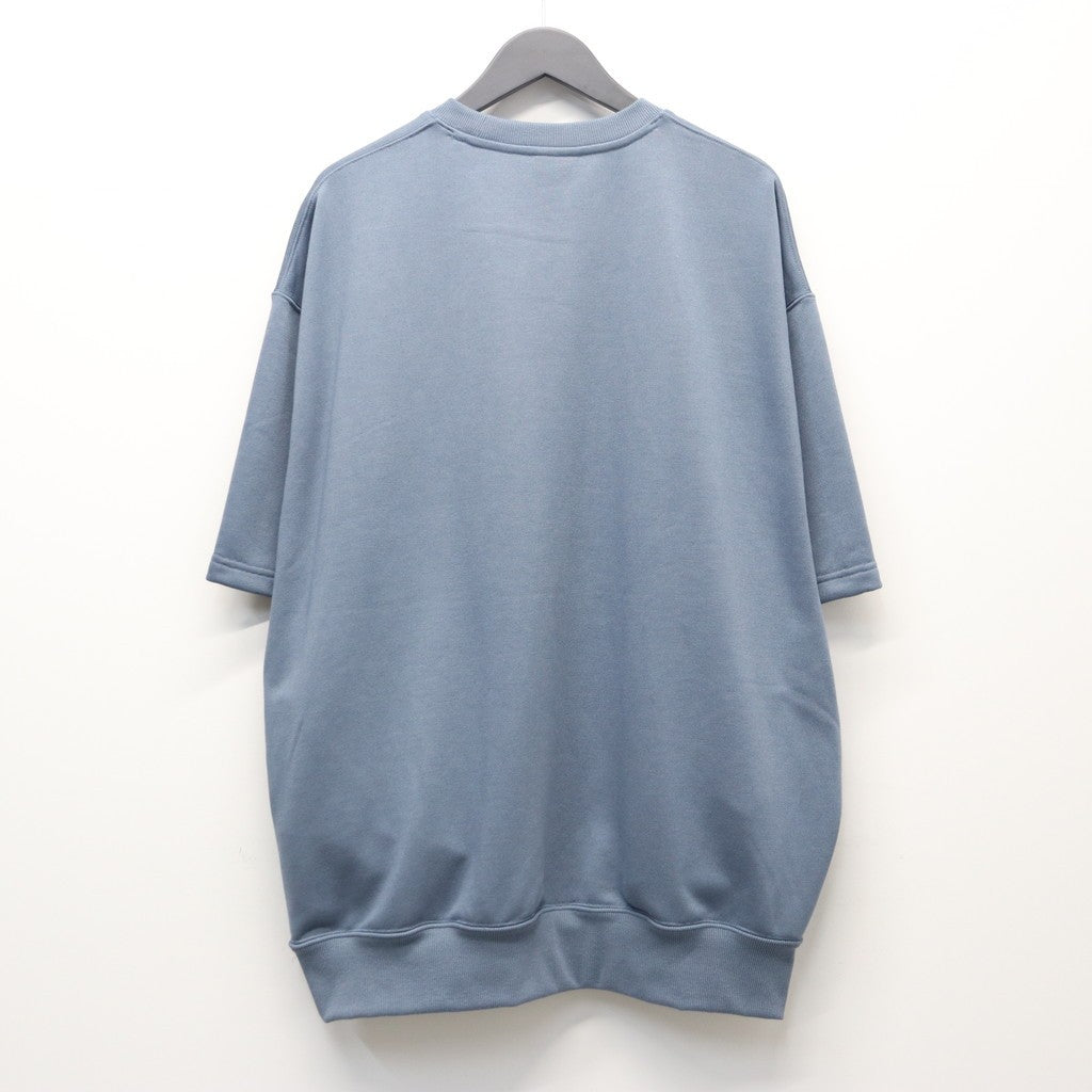 TECH SWEAT CREW S/S #SMOKE BLUE [BE-51026]
