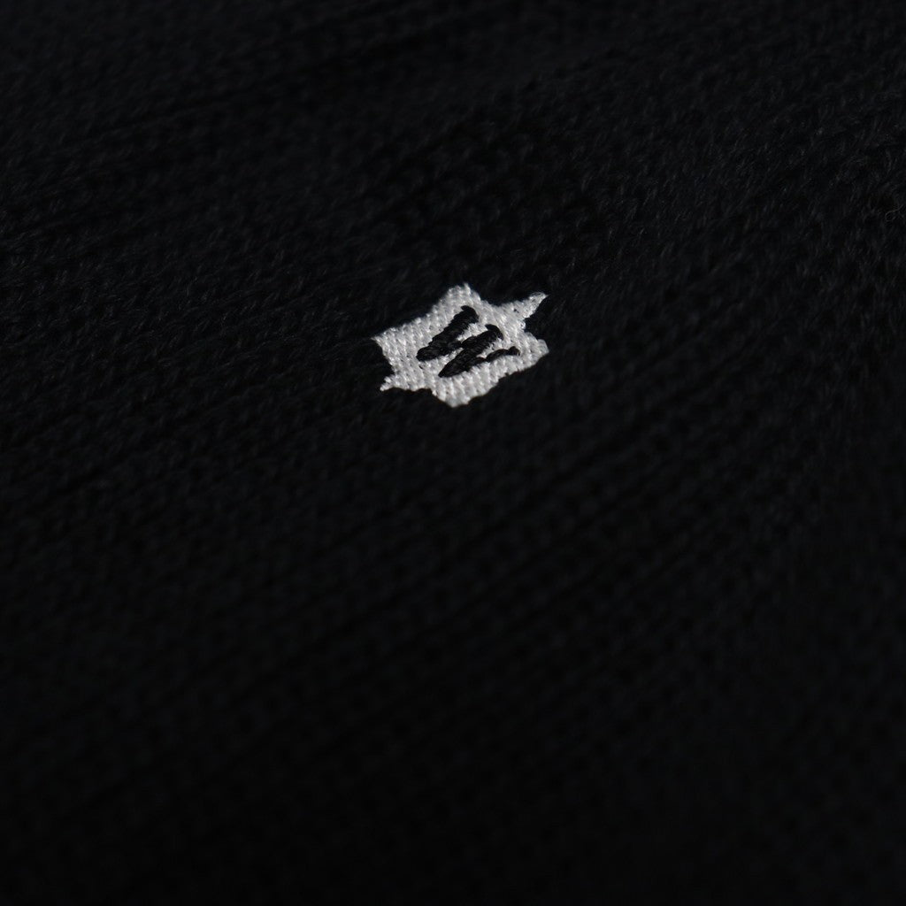 奇思妙想 | Logo 襪子（寬鬆版型）#黑色 [M-P1-XW1]