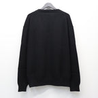 V NECK SWEATER #BLACK [25FW-WMK-KN09]