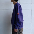 純色寬鬆圓領衫 #紫色 [CES28CS12]