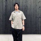 OPEN COLLAR SHIRT S/S ( TYPE-2 ) #GRAY [26SS-WMS-OC19]