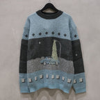 HIGHWAY 圓領毛衣 #藍色 [SC2420-KN05]