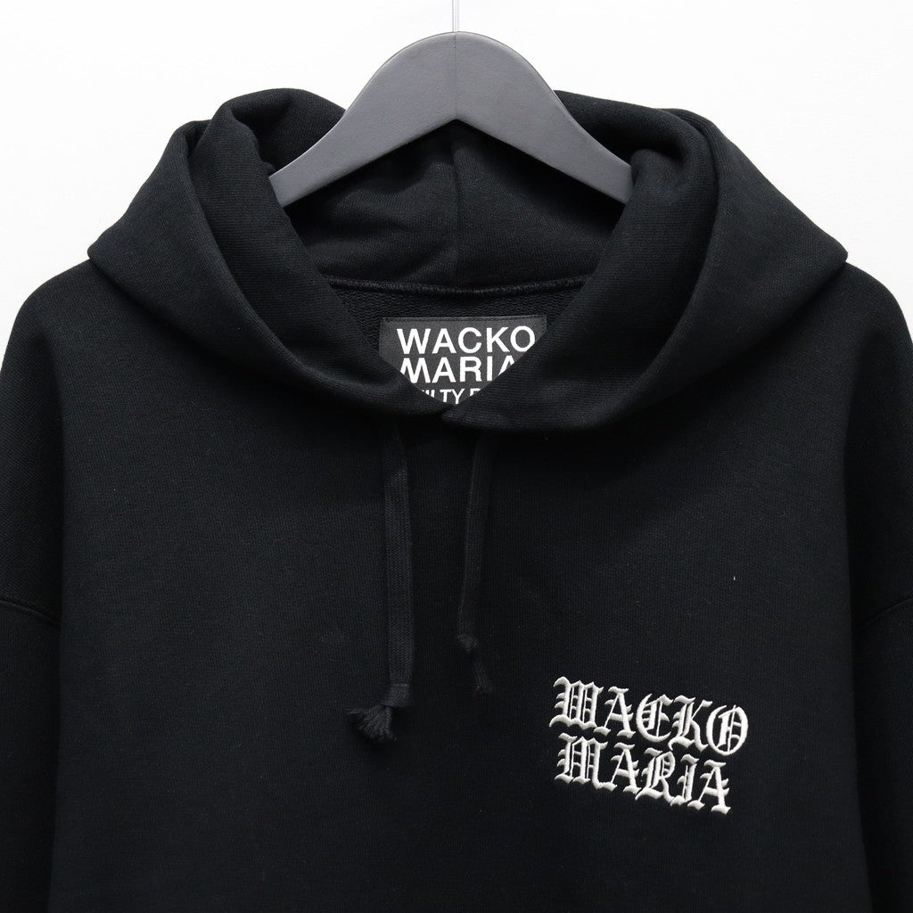 HEAVY WEIGHT PULLOVER HOODED SWEAT SHIRT ( TYPE-2 ) #BLACK [25FW-WMC-SS04]