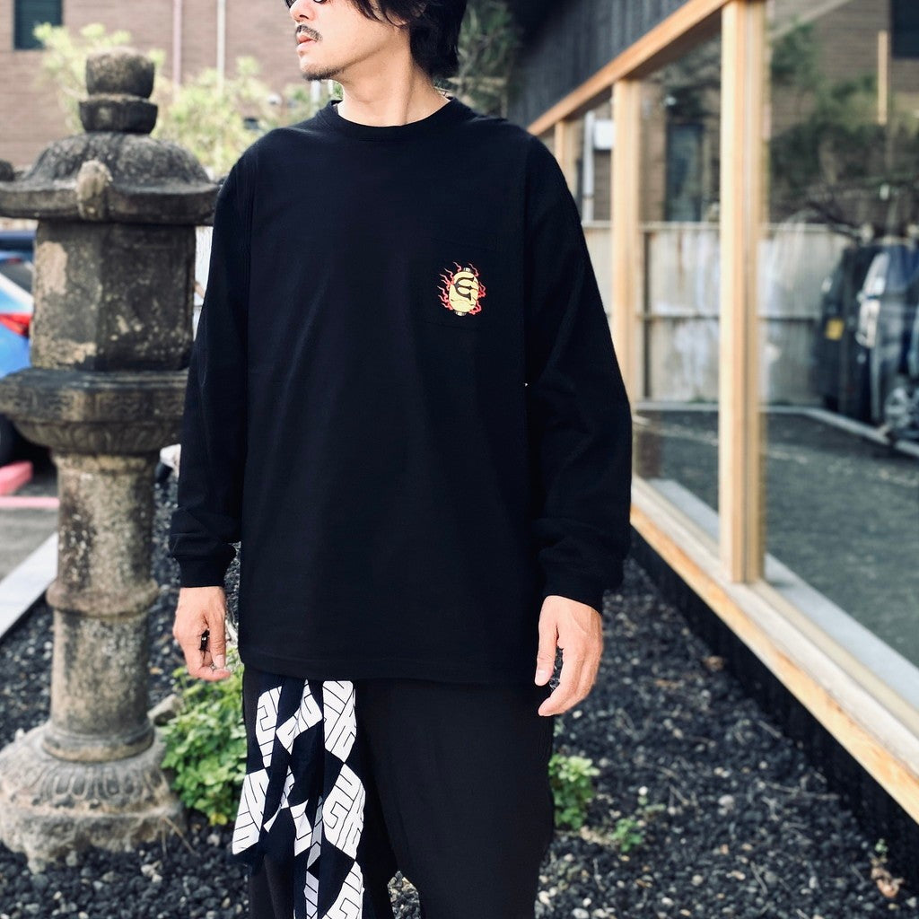 HYAKKI YAENZU LS TEE #Black [26FW_T02]