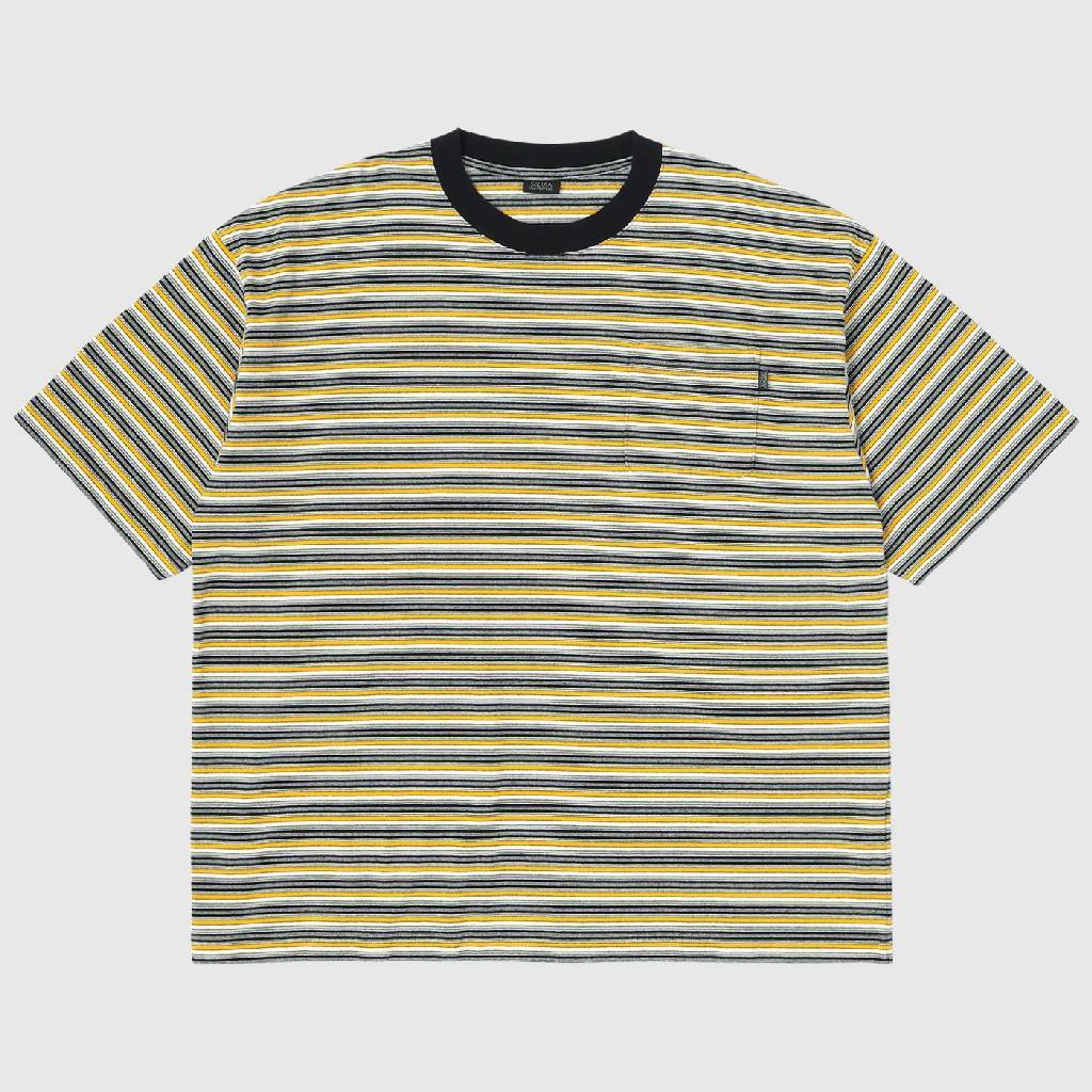 Striped S/S Tee #Gold x Black [SD26S-CT07]