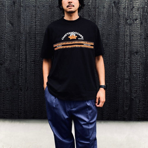 WASHED HEAVY WEIGHT CREW NECK T-SHIRT ( TYPE-7 ) #BLACK [26FW-WMT-WT08]