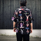 UFC | S/S HAWAIIAN SHIRT ( TYPE-1 ) #BLACK [UFC-WM-HI01]