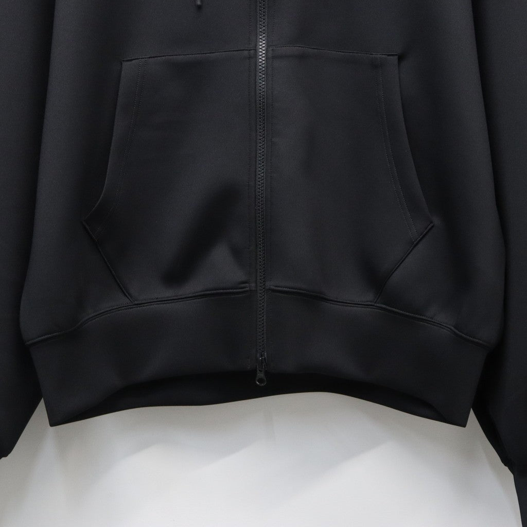 TECH SCUBA KNIT FULLZIP PARKA #BLACK [BE-41026]