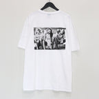 ELLEN VON UNWERTH | WASHED HEAVY WEIGHT CREW NECK T-SHIRT ( TYPE-2 ) #WHITE [EVU-WM-WT02]