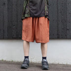 RAYON BIG SHORTS #Apricot [SU26-B03]