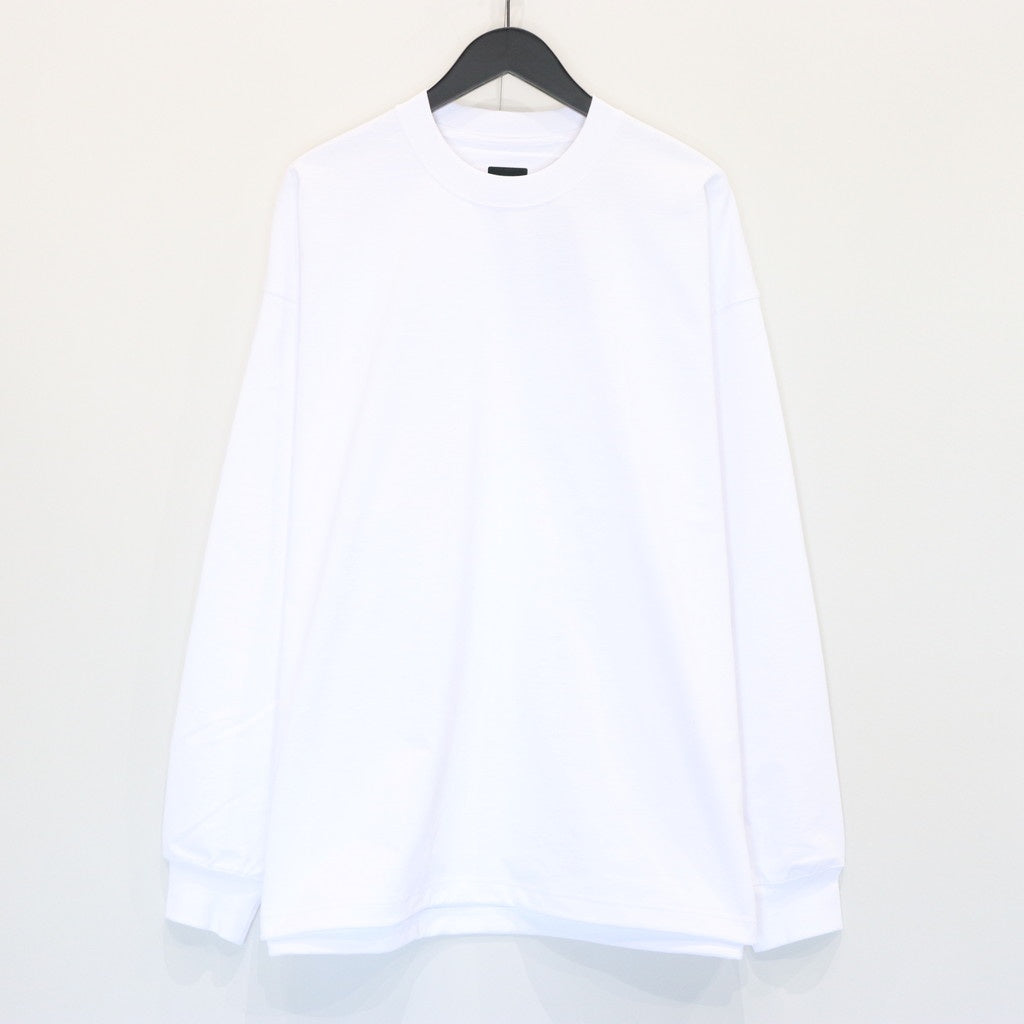 TECH DRAWSTRING TEE L/S #WHITE [BE-31025W]