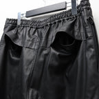 TECH SYNTHETIC SKIN WINDBREAKER PANTS #BLACK [BP-40025W]