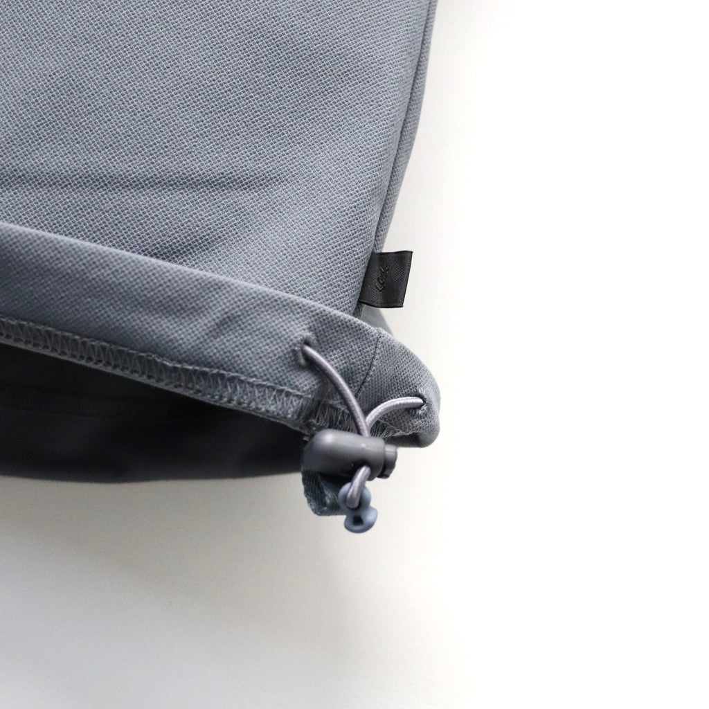 TECH POLO SHIRT S/S #CHARCOAL [BE-37026]