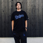 MLB | LA | CREW NECK T-SHIRT ( TYPE-2 ) #BLACK [MLB-WM-TEE02]