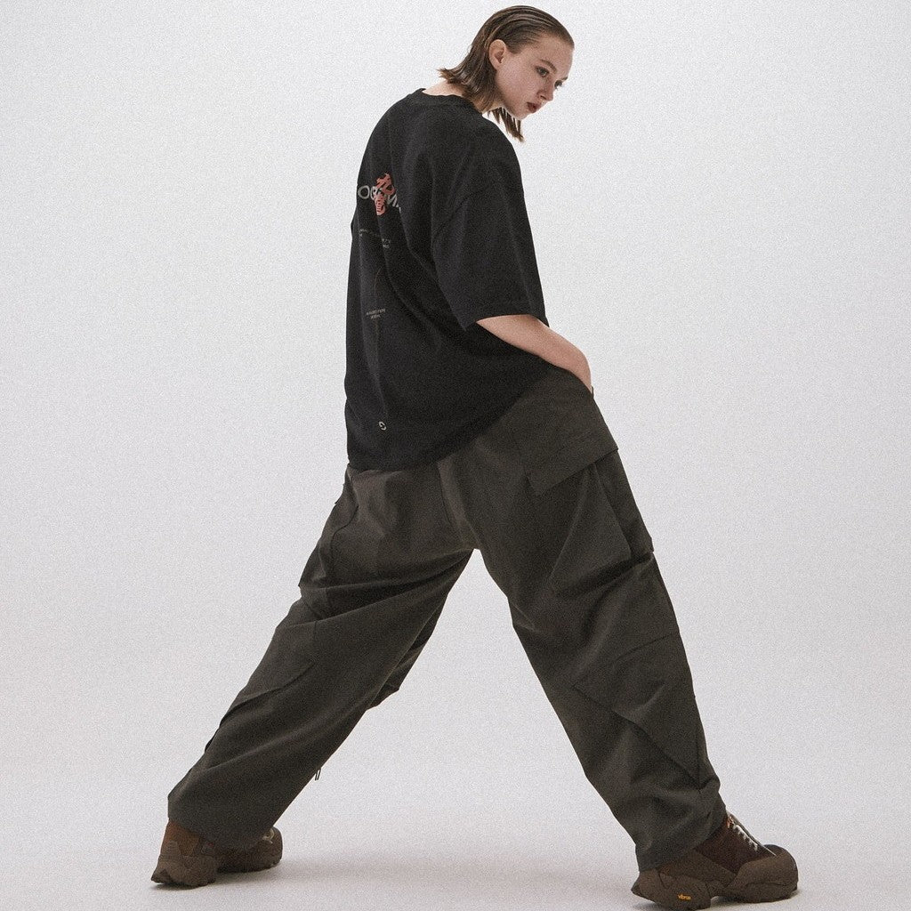 P-7S 「防風剪」實用錐形褲 #D-GRAY [GOOPI-24SS-JUN-01]