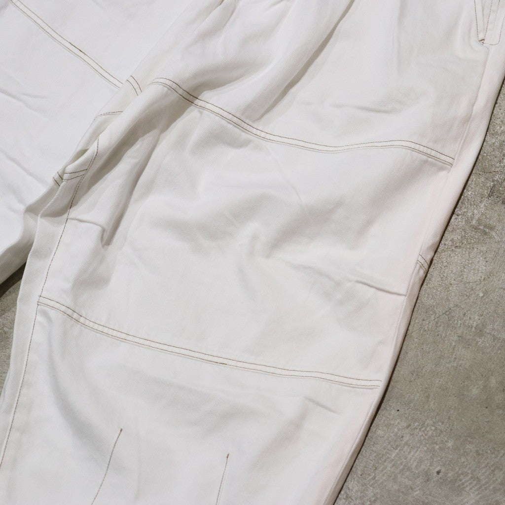 DENIM BALLOON PANTS #WHITE [FW24-B03]