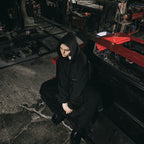 "G7-H1" 陰影漆連帽衫 #BLACK [GOOPI-23AW-OCT-03]