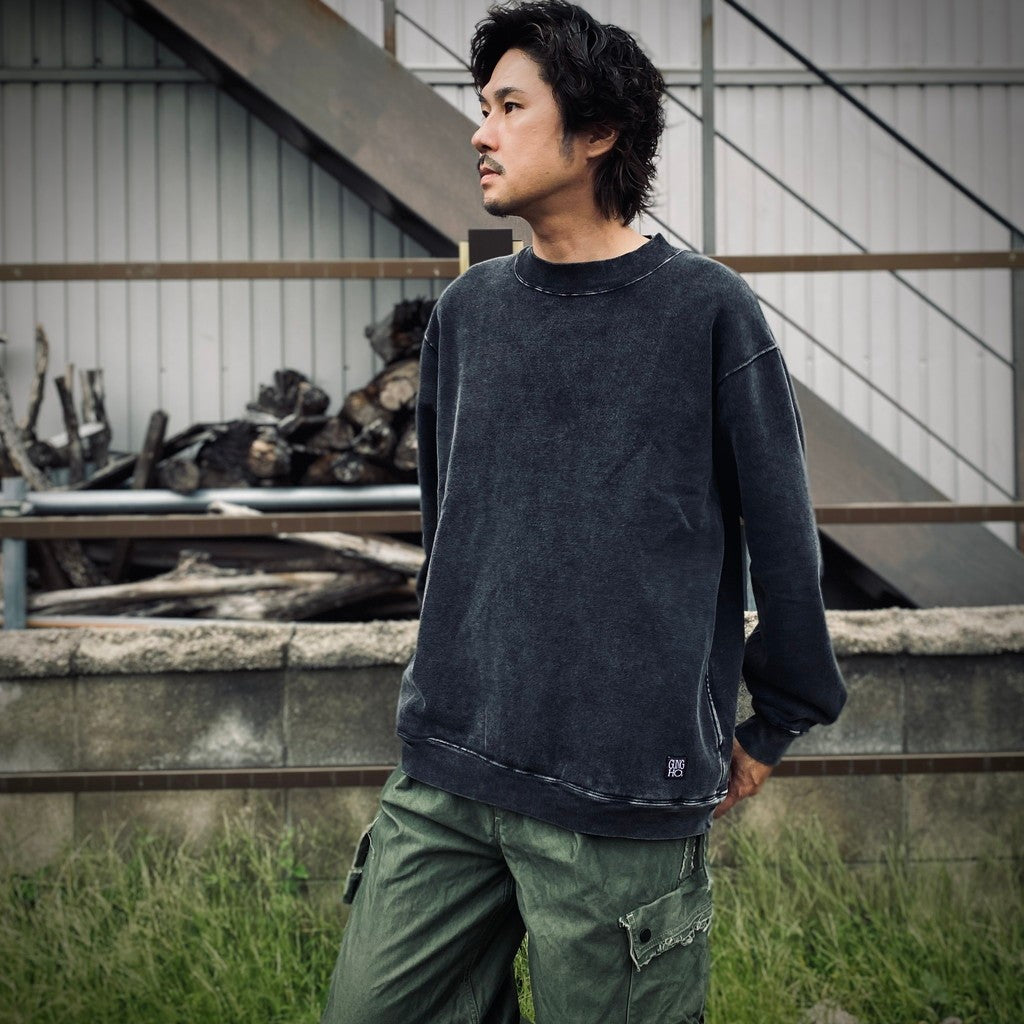 黑色高領運動衫 [GH5F006]