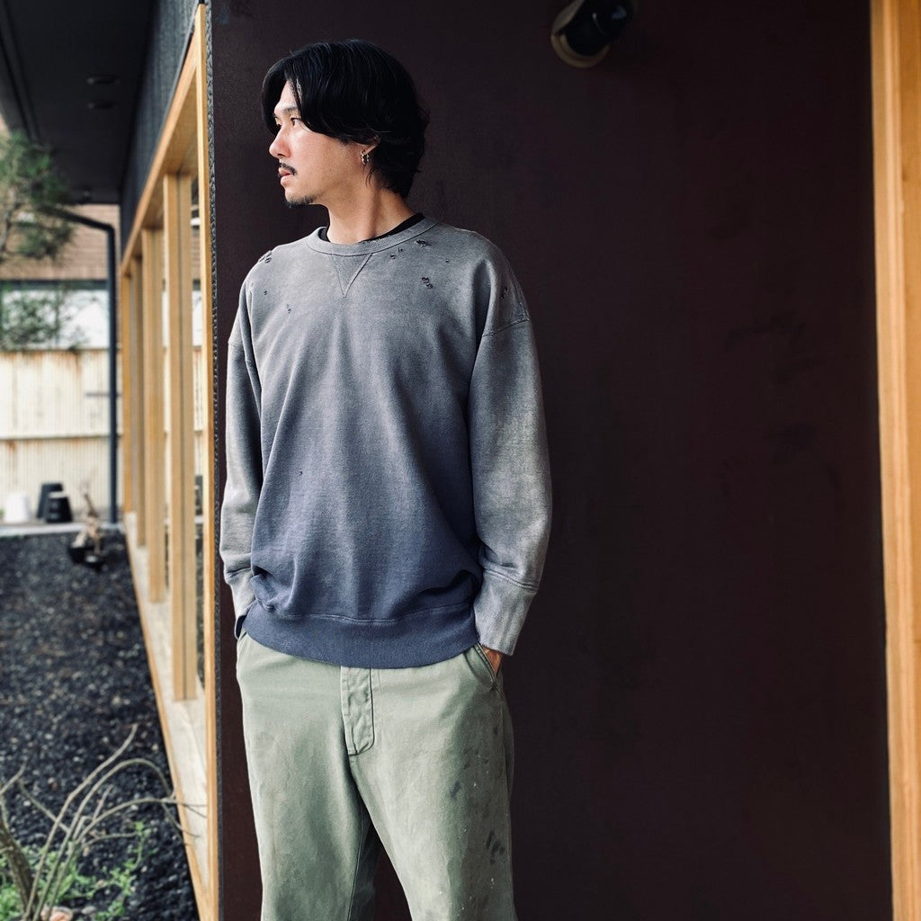 FIELD-WORN DOUBLE V SWEATSHIRT #EGGPLANT [BWU-FODVS]