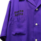 DEATH ROW RECORDS | 50'S SHIRT S/S #PURPLE [DEATHROW-WM-OC01]