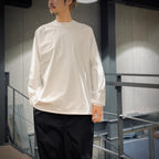 TECH LIGHTWEIGHT L/S TEE #WHITE [BE-30025]