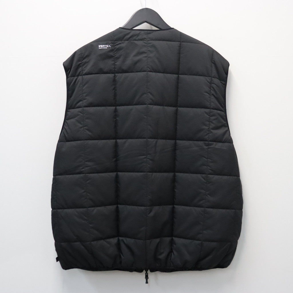 TECH PERTEX REVERSIBLE HIKER VEST (3M撥水中綿) #BLACK [BW-22026W]