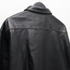 LEATHER SHIRT #GOAT SKIN SUEDE LEATHER [sn25f002]